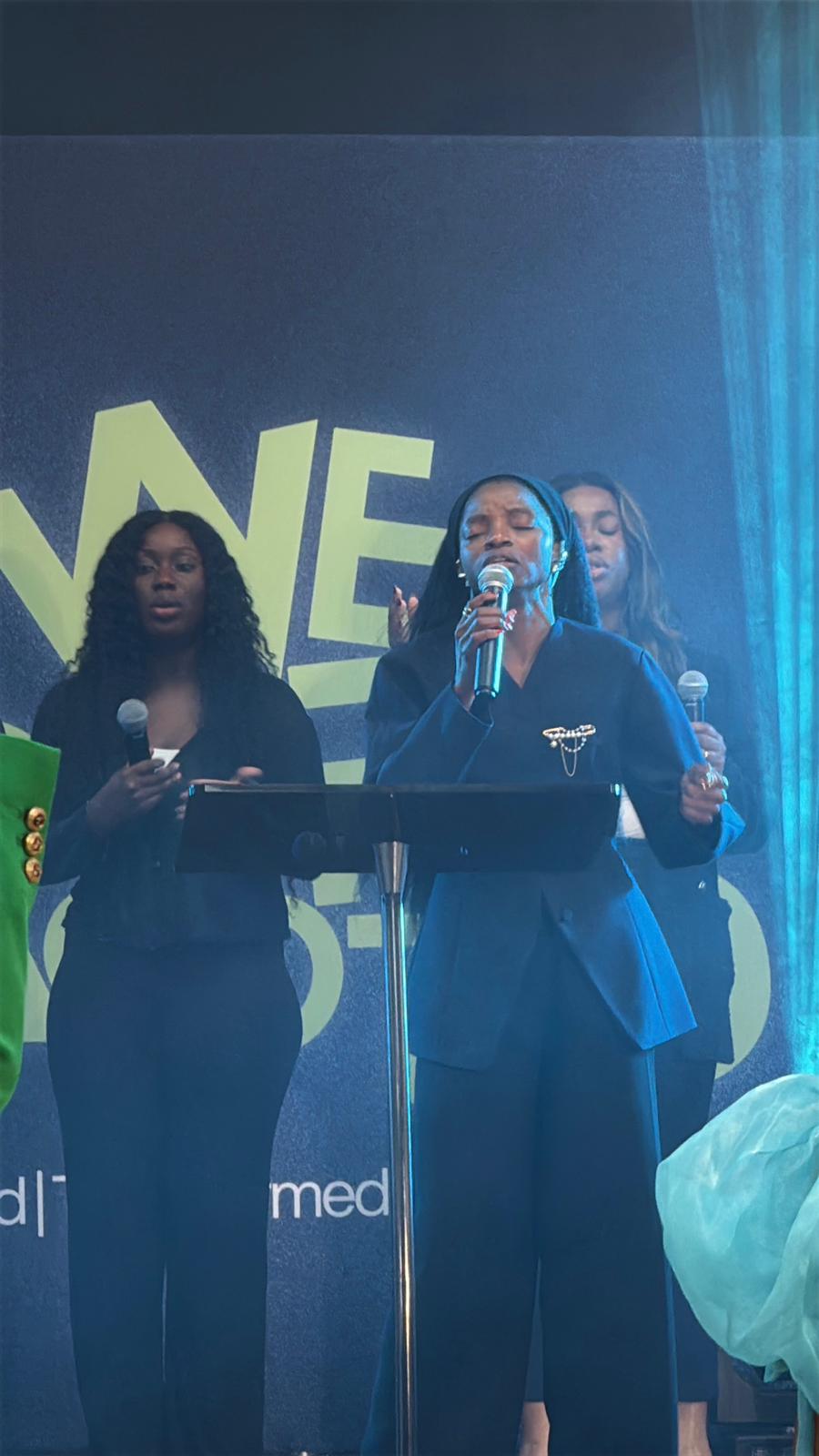 Anave Alonge leading worship with Household Worship Records